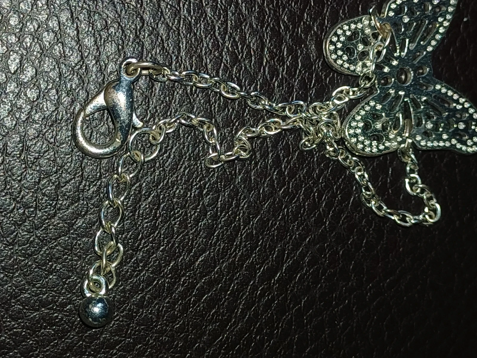 Pulseira borboleta prateada – photo 5